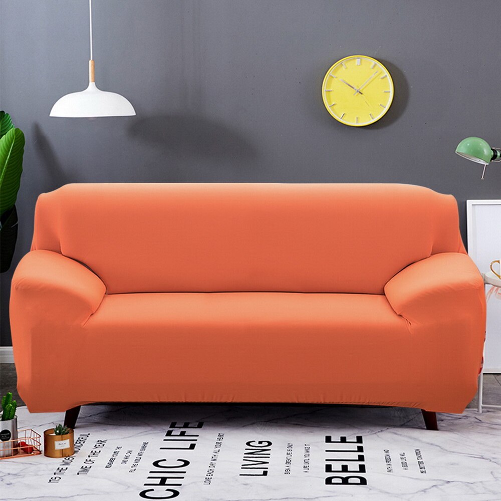 Orange Sofa Couch Cover Slipcover