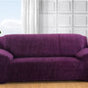 Purple Plush Couch Cover Sofa Slipcover - shopcouchcovers.com