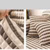 Brown Ruffled Skirt Couch Cover Slipcover - shopcouchcovers.com