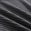 Grey Diamond Stitch Thick Velvet Couch Cover - shopcouchcovers.com