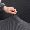 Grey Diamond Stitch Thick Velvet Couch Cover - shopcouchcovers.com