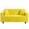 Yellow Diamond Stitch Thick Velvet Couch Cover - shopcouchcovers.com