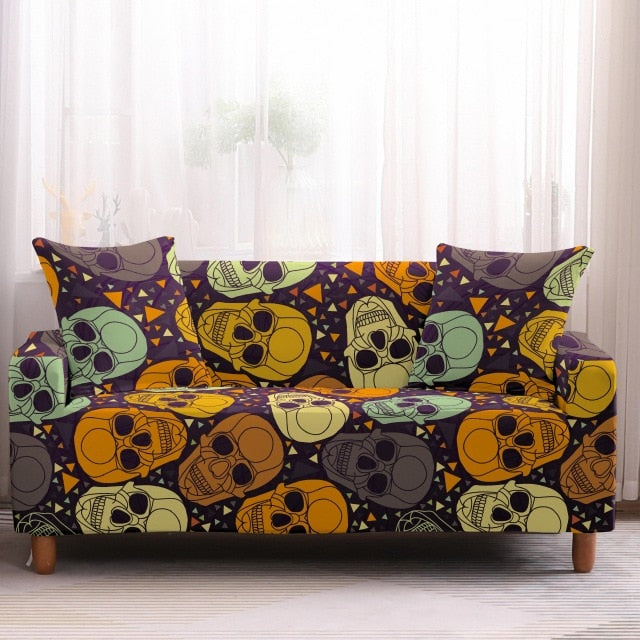 Skull Design Couch Covers - shopcouchcovers.com