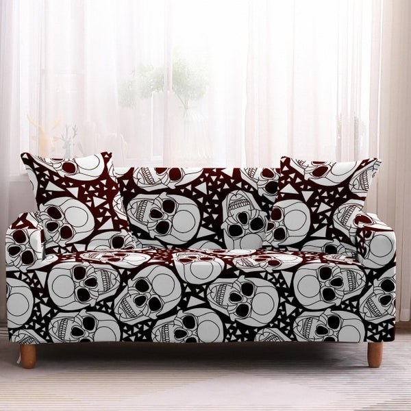 Skull Design Couch Covers - shopcouchcovers.com