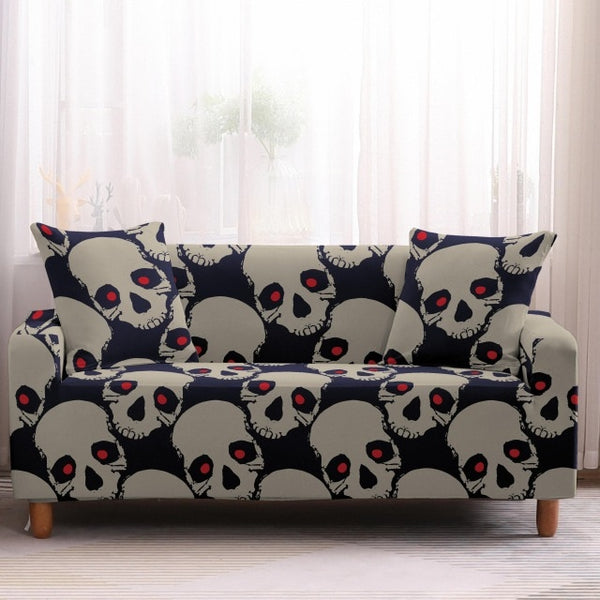 Skull Design Couch Covers - shopcouchcovers.com