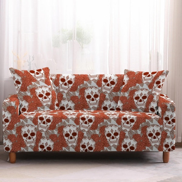 Skull Design Couch Covers - shopcouchcovers.com