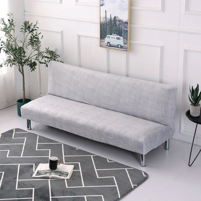 Brooklyn Grey Futon Cover Slipcover - shopcouchcovers.com