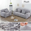 Silver Plush Couch Cover Sofa Slipcover - shopcouchcovers.com