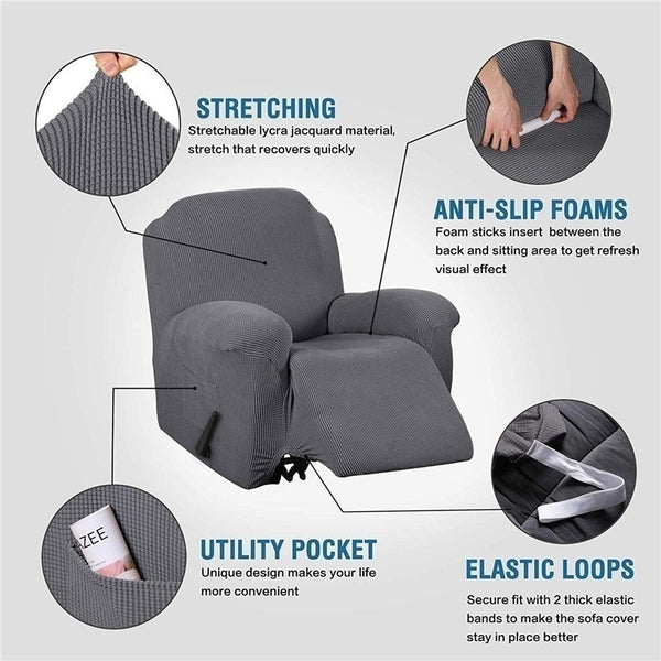 Elastic Recliner Chair Covers - shopcouchcovers.com