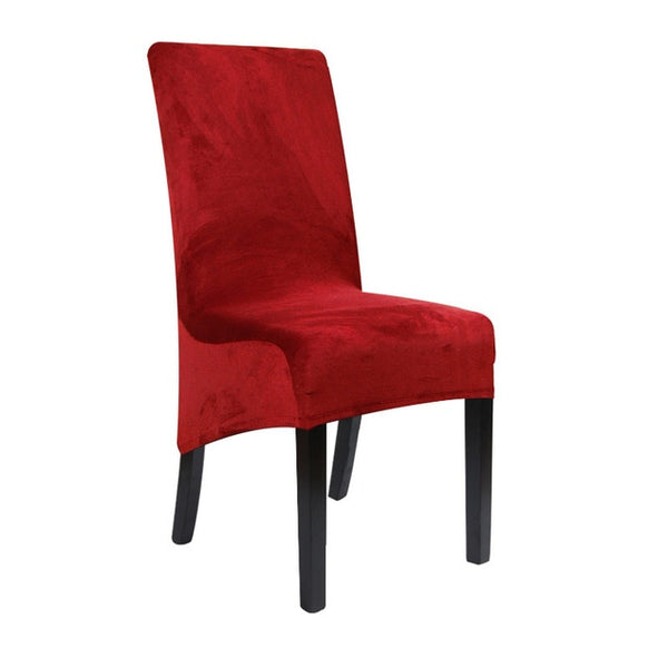Velvet XL Spandex Dining Chair Slipcover - shopcouchcovers.com