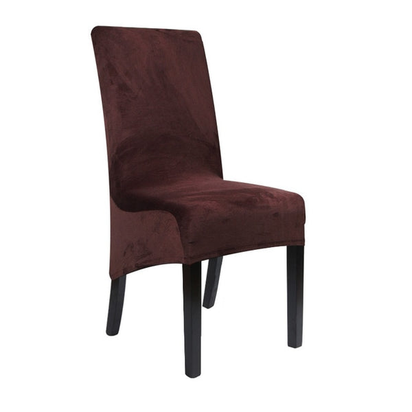 Velvet XL Spandex Dining Chair Slipcover - shopcouchcovers.com