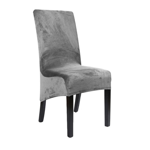 Velvet XL Spandex Dining Chair Slipcover - shopcouchcovers.com