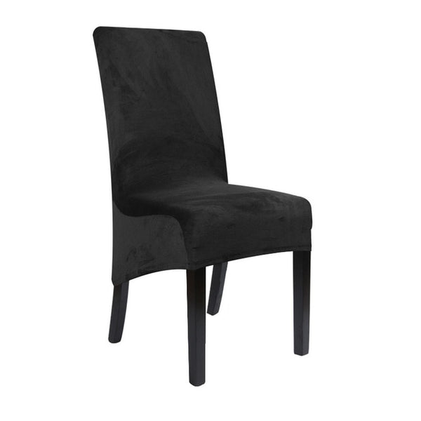 Velvet XL Spandex Dining Chair Slipcover - shopcouchcovers.com