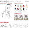 Velvet Dining Chair Cover Slipcover - shopcouchcovers.com
