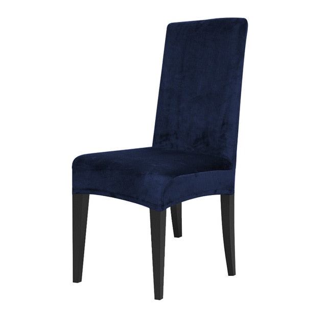 Velvet Dining Chair Cover Slipcover
