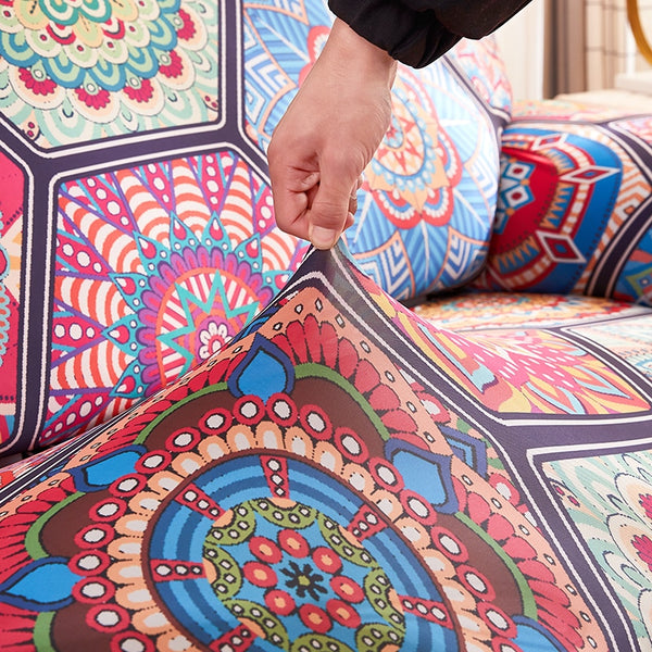 Allegra Boho Style Couch Cover - shopcouchcovers.com