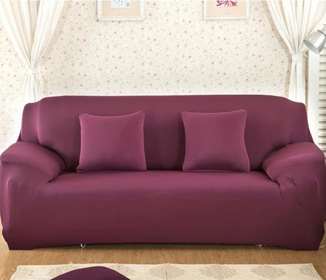 Maroon Sofa Couch Covers Slipcovers