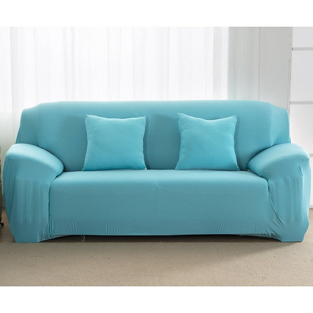 Baby Blue Sofa Couch Cover Slipcover