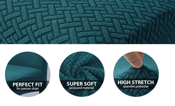 Jacquard Dining Chair Covers - shopcouchcovers.com