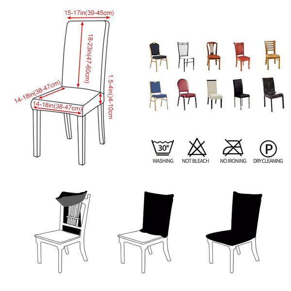 Geometric Dining Chair Slipcovers - shopcouchcovers.com