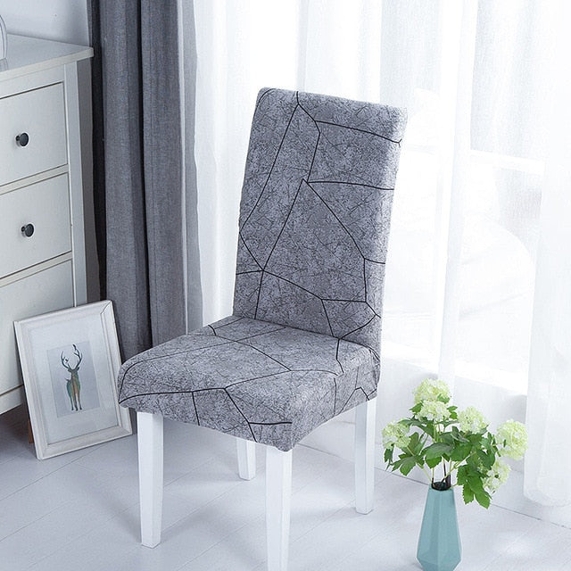 Geometric Dining Chair Slipcovers