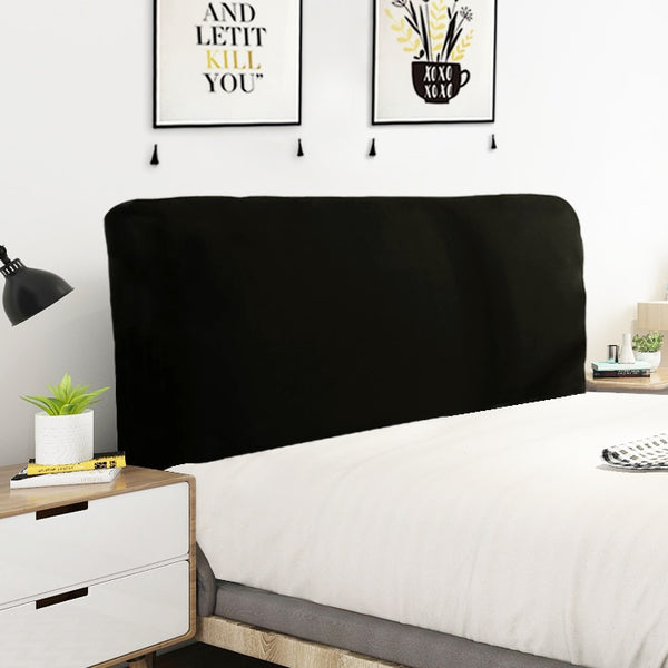 Solid Color Elastic Bedhead Headboard Covers - shopcouchcovers.com