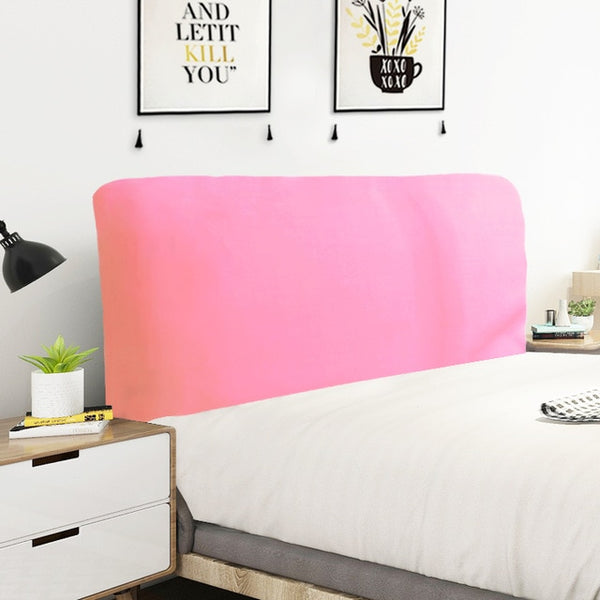 Solid Color Elastic Bedhead Headboard Covers - shopcouchcovers.com