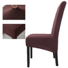 Jacquard XL Dining Chair Cover - shopcouchcovers.com
