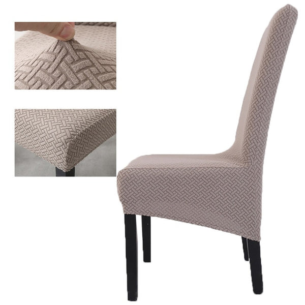 Jacquard XL Dining Chair Cover - shopcouchcovers.com