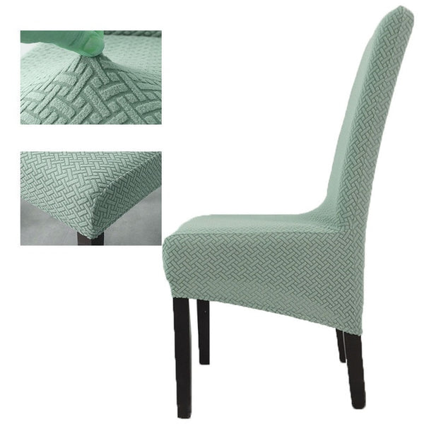Jacquard XL Dining Chair Cover - shopcouchcovers.com
