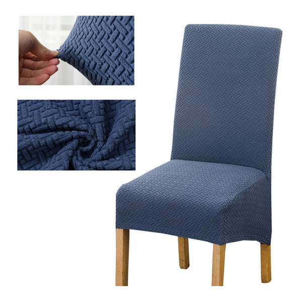 Jacquard XL Dining Chair Cover - shopcouchcovers.com