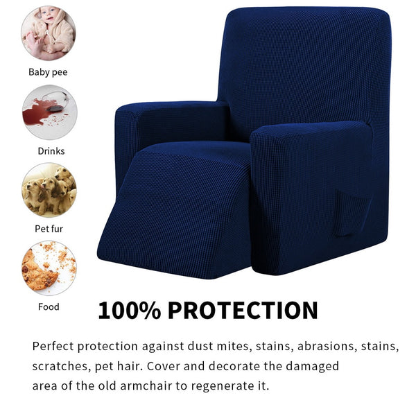 Black Recliner Chair Cover - shopcouchcovers.com