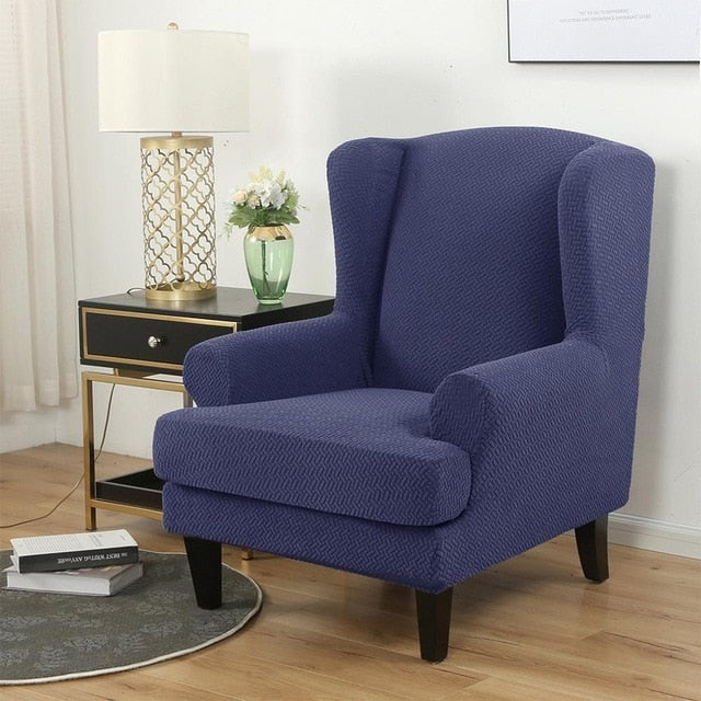 Jacquard Wingback Chair Covers