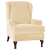 Wingback Chair Cover Slipcover - shopcouchcovers.com