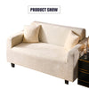 Off White Floral Velvet Sofa Couch Cover - shopcouchcovers.com