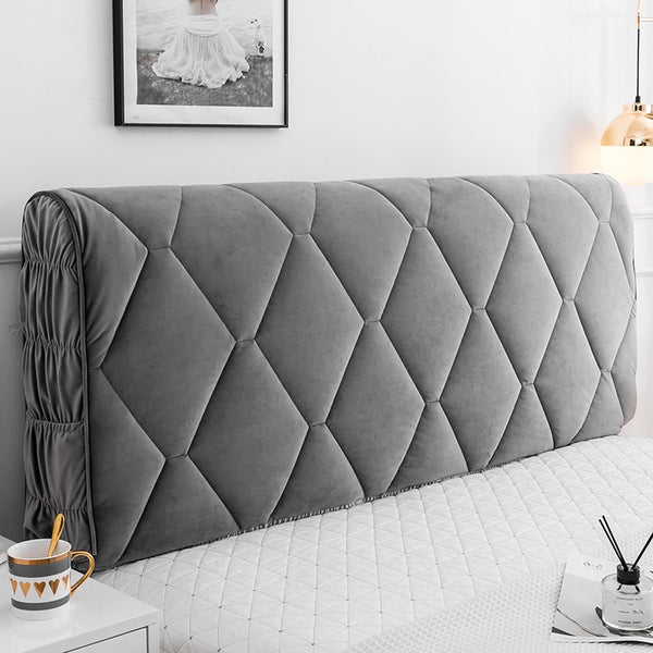 Luxury Velvet Bedhead Headboard Covers - shopcouchcovers.com