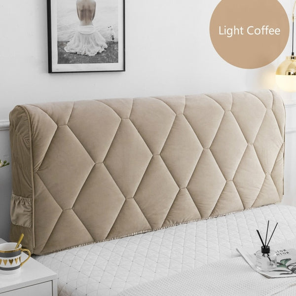 Luxury Velvet Bedhead Headboard Covers - shopcouchcovers.com