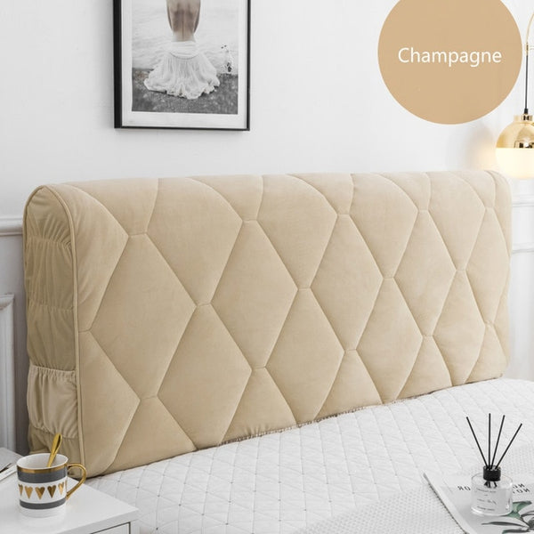 Luxury Velvet Bedhead Headboard Covers - shopcouchcovers.com