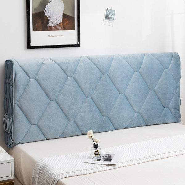 Luxury Velvet Bedhead Headboard Covers - shopcouchcovers.com