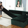 Plush Velvet Elastic Couch Covers - shopcouchcovers.com