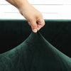 Plush Velvet Elastic Couch Covers - shopcouchcovers.com
