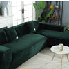 Plush Velvet Elastic Couch Covers - shopcouchcovers.com
