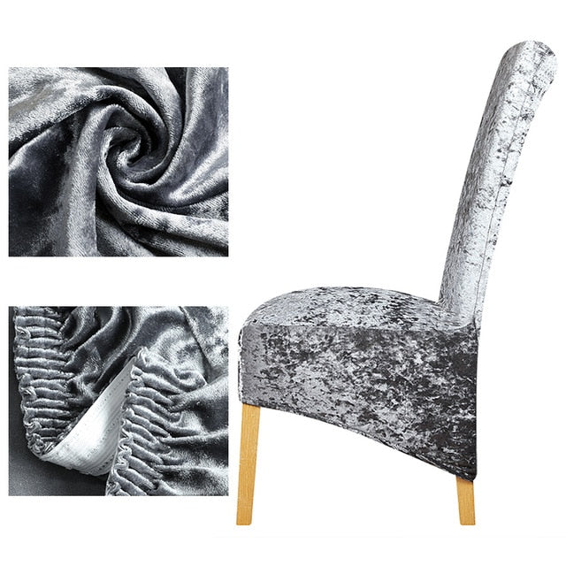 Velvet XL Shiny Velvet Chair Cover