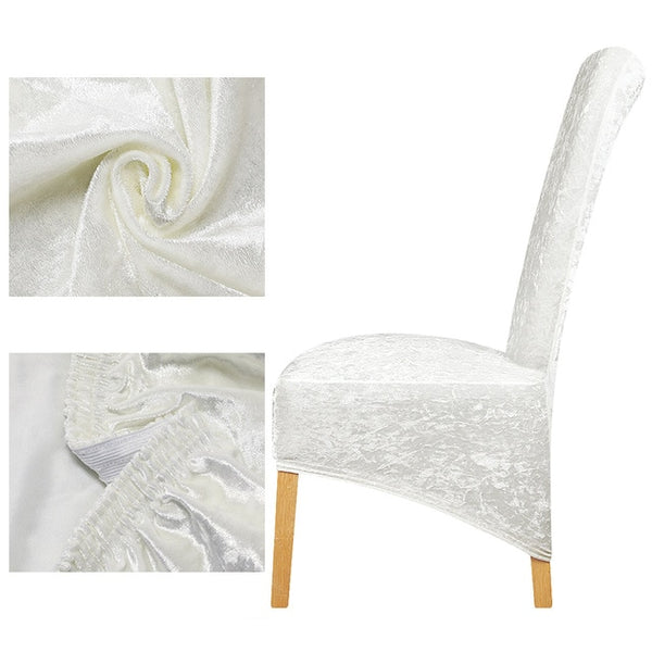 Velvet XL Shiny Velvet Chair Cover - shopcouchcovers.com