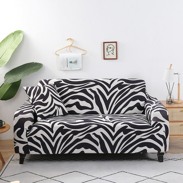 Zebra Couch Sofa Cover