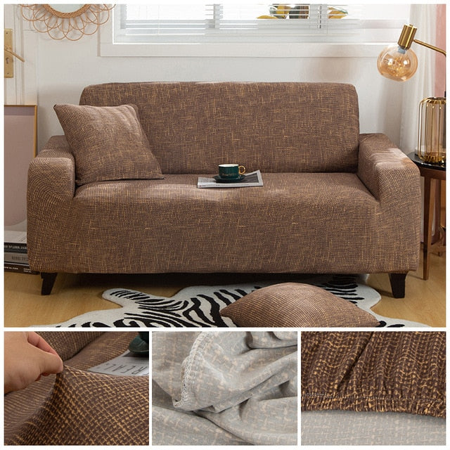 Boston Brown Couch Cover Sofa Slipcover