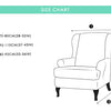 Jacquard Wingback Chair Covers - shopcouchcovers.com