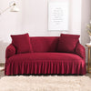 Ruffled Skirt Couch Cover Slipcover - shopcouchcovers.com