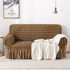 Ruffled Skirt Couch Cover Slipcover - shopcouchcovers.com