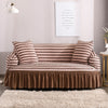 Ruffled Skirt Couch Cover Slipcover - shopcouchcovers.com